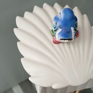 Blue Jay and Feather Shaped Jewelry Box, VINTAGE